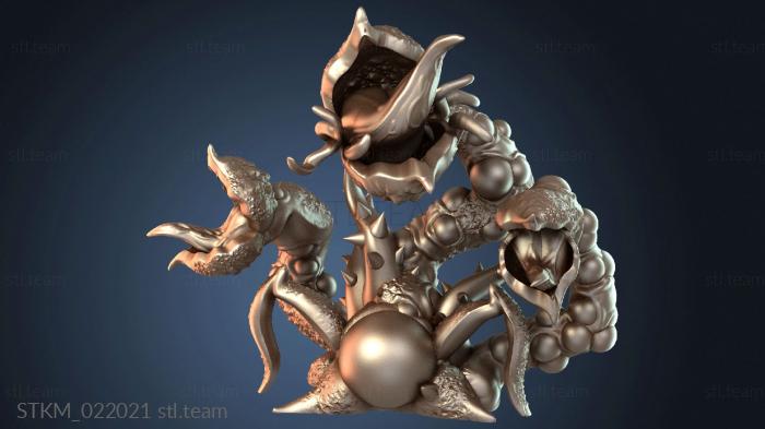 Статуэтки герои, монстры и демоны Щелкающее растение Тройное