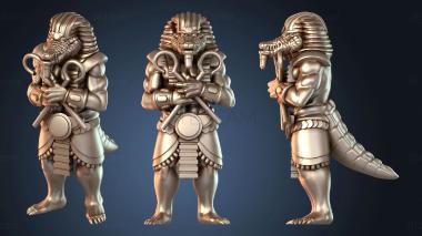 3D model Sobek Crocodile God (STL)