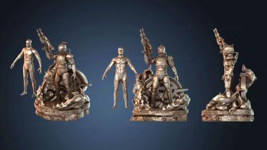 3D модель Легендарный Рыцарь Огня Солбрейна (STL)