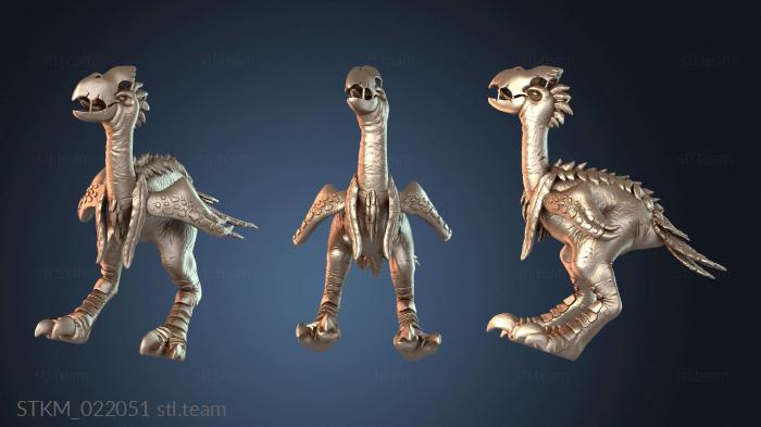 Статуэтки герои, монстры и демоны Волшебница на ездовом животном-птице