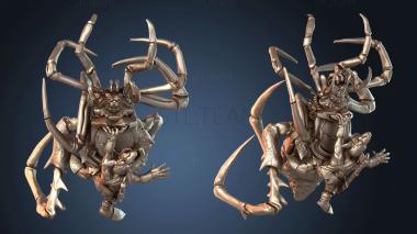 3D model Spider Simple Mounted (STL)