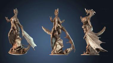 3D model Sultan Blue Chromatic Dragon Legendary (STL)