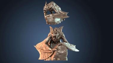 3D model Terror Realm Giant Bat Orbital (STL)