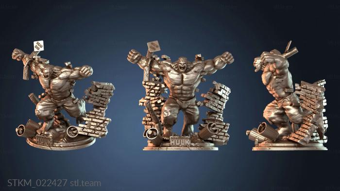 Статуэтки герои, монстры и демоны Невероятная стена Халка