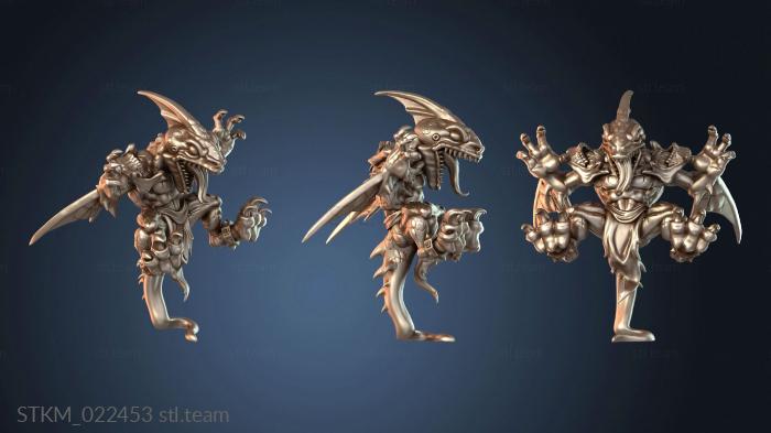 Статуэтки герои, монстры и демоны Ящеролюды-бритвы Сцинк Благородный