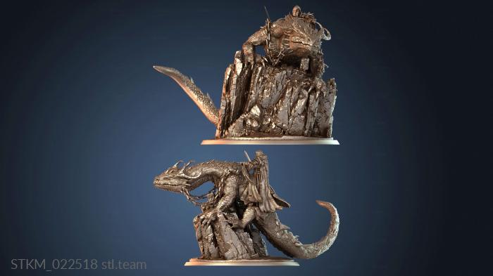 Статуэтки герои, монстры и демоны Tiamat Mounts Point Mount Armored