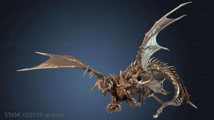 Статуэтки герои, монстры и демоны Tiamat The Ed Dragon and Wings