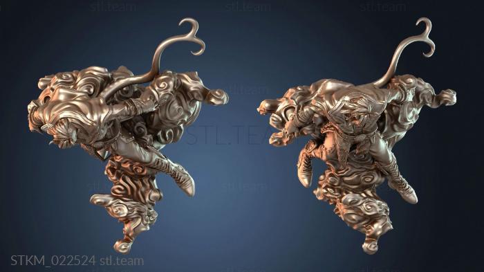 Статуэтки герои, монстры и демоны Tiefling Adventurer Fog