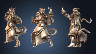 3D model Tiefling Sorceress (STL)