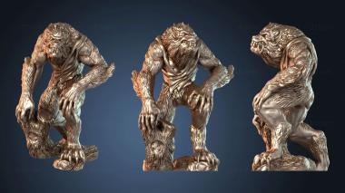 3D model Troupe Werewolf Ominous (STL)