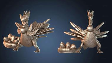 3D model Turkey Raptor Eggs (STL)