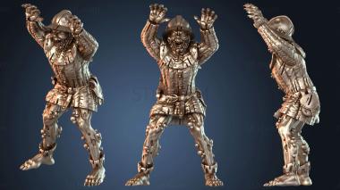 3D model Undead Skeleton Cemetery Night (STL)