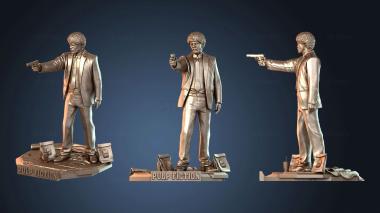 3D модель Сумка-диорама «Месть Криминального чтива» (STL)
