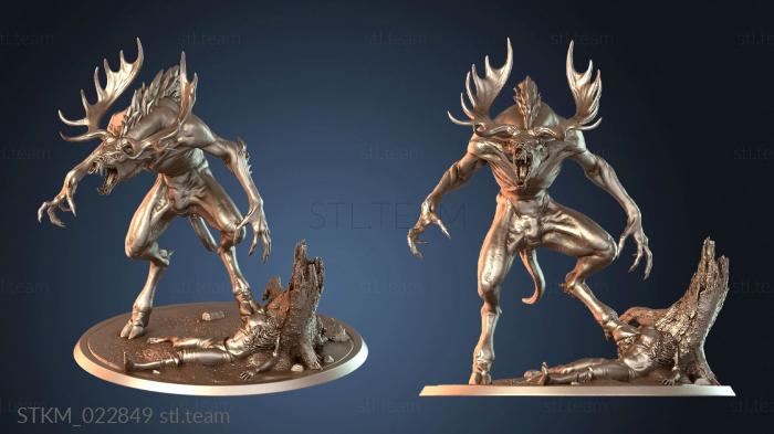 Статуэтки герои, монстры и демоны Wendigo Corpse