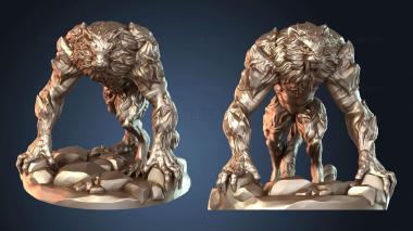 3D model Weretiger Were Tiger Fierce (STL)