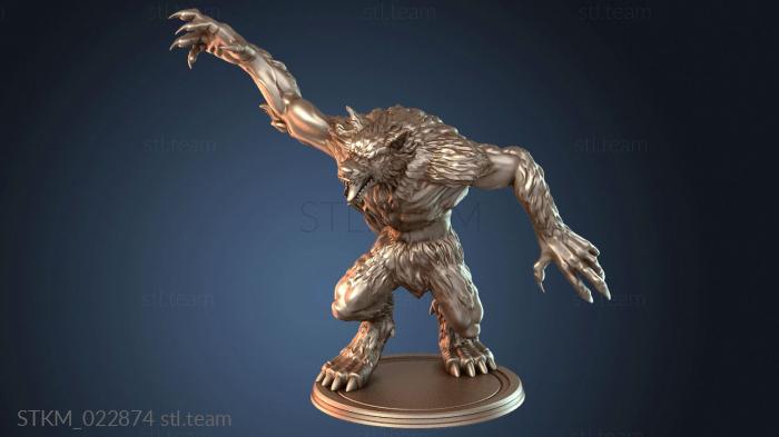 Статуэтки герои, монстры и демоны Werewolf Graves Young