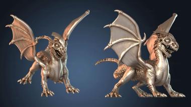 3D model White Dragon Fierce (STL)