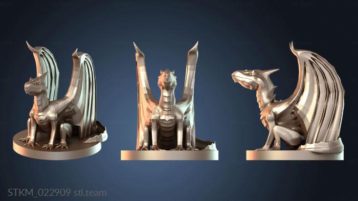 Статуэтки герои, монстры и демоны White Dragon Wyrmling