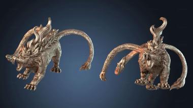 3D model White Tiger (STL)