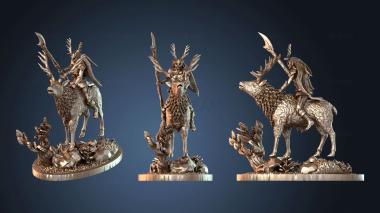 3D model Wild Huntsmen Watchful (STL)