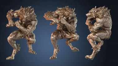 3D model Wild Werewolf (STL)