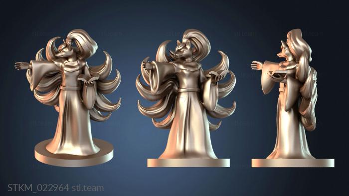 Статуэтки герои, монстры и демоны Волшебницы: Женщина-маг с девятью хвостами