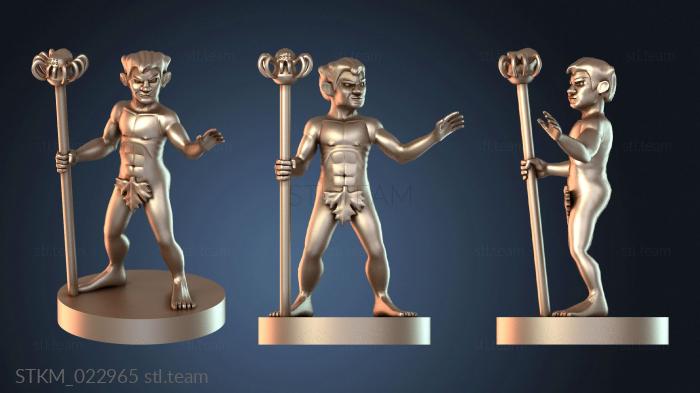 Статуэтки герои, монстры и демоны Волшебники Гном Голый Волшебник