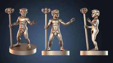 3D model Wizards Gnome Naked Wizard (STL)