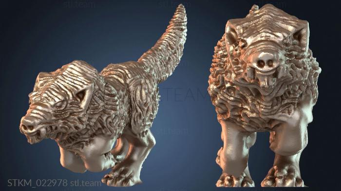 Статуэтки герои, монстры и демоны Волк