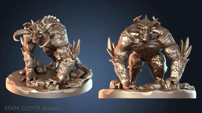 Статуэтки герои, монстры и демоны Wolly Tarthoc Шерстяной Защитник