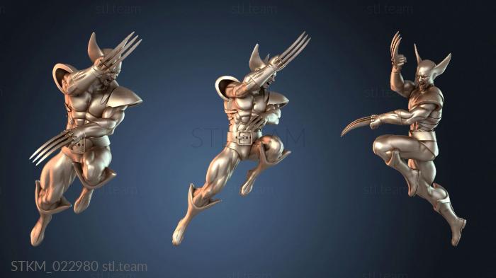 Статуэтки герои, монстры и демоны Росомаха