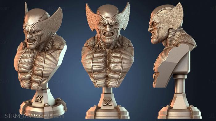 Статуэтки герои, монстры и демоны Бюст Росомахи