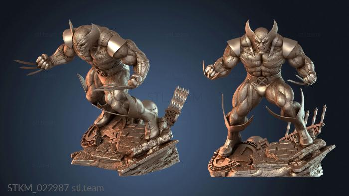 Статуэтки герои, монстры и демоны Wolverine Classic Желтая решетка радиатора