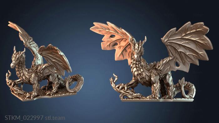 Лесной эльф-всадник на драконе