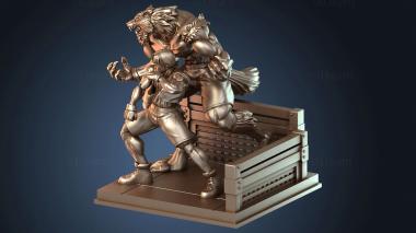 3D model Yugo Bloody Roar Wolf (STL)