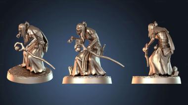 3D model Zombie Dwarven Fighter (STL)