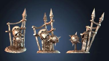 3D model Zombie Totem Marked (STL)