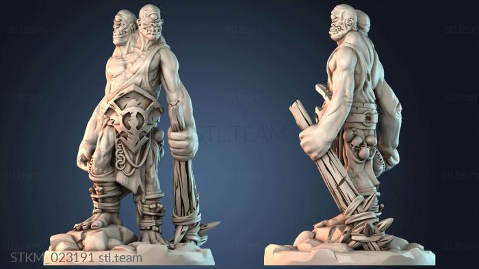 Twoheaded Giant Statue