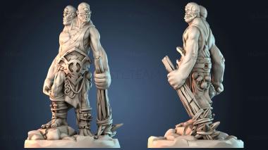 3D model Twoheaded Giant Statue (STL)
