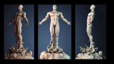 3D model Dr Manhattan Men (STL)