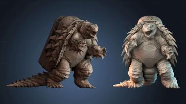 3D model Gamera super turtle bus (STL)