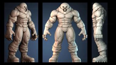 3D model Juggernaut man (STL)