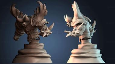 3D model Devil fire elemental (STL)