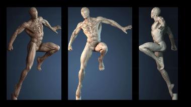 3D model Spiderman body clean (STL)