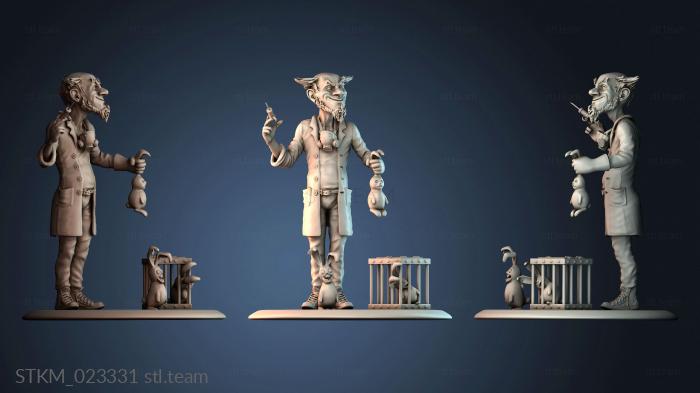 Статуэтки герои, монстры и демоны Zombie Rabbits B006221download files for printer and CNC carving