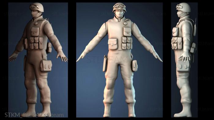 Статуэтки герои, монстры и демоны Swat man