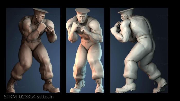 Статуэтки герои, монстры и демоны Mr Guile