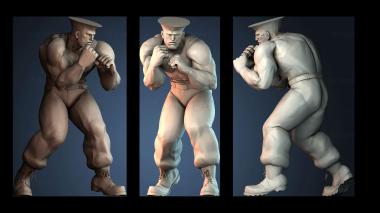 3D model Mr Guile (STL)