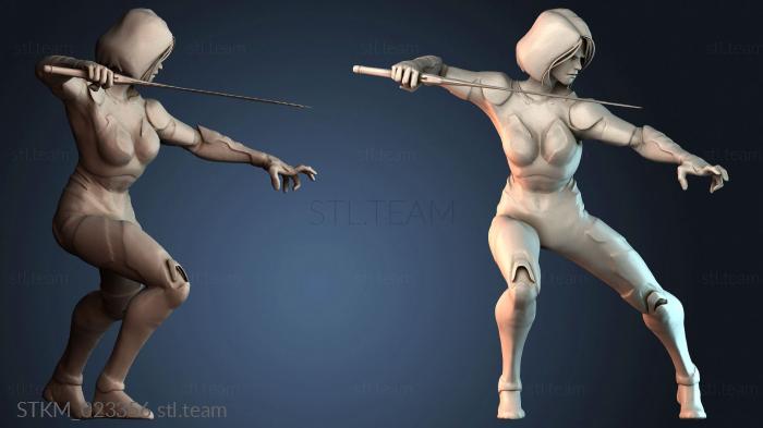 Статуэтки герои, монстры и демоны Gamora with sword