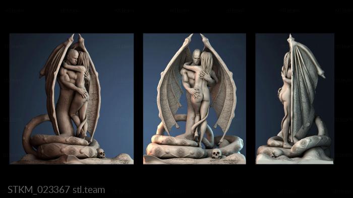 Статуэтки герои, монстры и демоны Beauty and devil